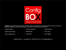 Tablet Screenshot of configbox.net